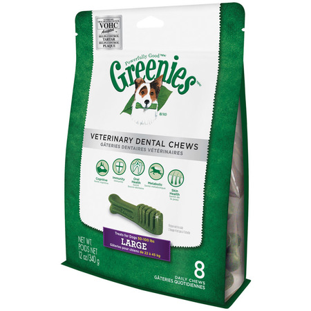 GREENIES Greenie Org Lg Treat12Oz 428615